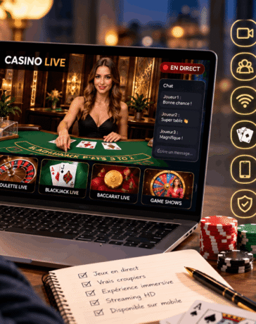 casino live et jeux de casino avec croupier en direct